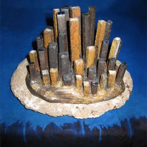 Escultura cerámica Rascacielos